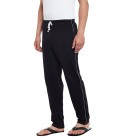 Stylcozy Men's Regular Fit Black Track pants
