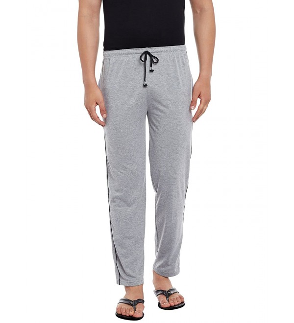 Stylcozy Men's Regular Fit Light Grey Track pants