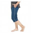 Buy Stylcozy Women Denim Blue Color Capri Online at Best Prices in India