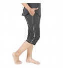 Buy Stylcozy Women Grey Color Capri Online at Best Prices in India