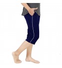 Buy Stylcozy Women Navy Blue Color Capri Online at Best Prices in India