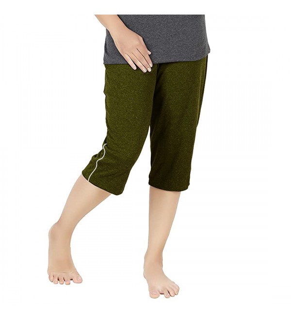 Buy Stylcozy Women Olive Capri Color Online at Best Prices in India